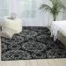 Nourison Home Tranquility Black 9'3" x 12'9" Room Scene