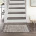 Nourison Home Asilah Mocha/Ivory 9' x 12'2" Room Scene