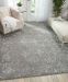 Nourison Home Opaline Charcoal/Silver 7'9" x 9'9" Room Scene