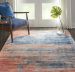 Nourison Home Safari Dreams Blue/Brick 8' x 11' Room Scene