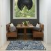 Nourison Home Garden Oasis Navy Room Scene