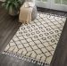 Nourison Home Moroccan Shag Cream 3'11" x 6'7" Room Scene