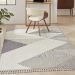 Nourison Home Paxton Grey/Slate 4' x 6'2" Room Scene