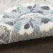Nourison Home Lennox Grey/Blue 2'2" x 7'6" Runner Room Scene