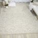 Nourison Home Elan Light Grey 5'6" x 8' Room Scene