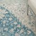 Nourison Home Tranquil Ivory/Turquoise 5'3" x 7'3" Room Scene