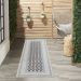 Nourison Home Key Largo Dark Grey 2'2" x 10' Runner Room Scene