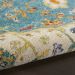Nourison Home Allur Turquoise Ivory 5'3" x 7'3" Room Scene