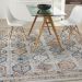 Nourison Home Quarry Grey/Multi 6'7" x 9'6" Room Scene