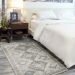Nourison Home Quarry Ivory/Grey/Blue 3' x 5' Room Scene