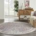 Nourison Home Passion Grey/Multi 8' x Round Room Scene