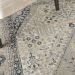 Nourison Home Malta Ivory/Grey 3'11" x 5'7" Room Scene