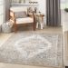 Nourison Home Quarry Grey/Light Blue 3'9" x 5'9" Room Scene