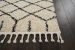 Nourison Home Moroccan Shag Cream 2'2" x 8'1" Runner Room Scene