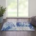 Nourison Home Tranquil Navy/Light Blue Room Scene
