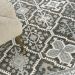 Nourison Home Lennox Charcoal/Ivory/Blue 9' x 12' Room Scene