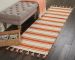 Nourison Home Rio Vista Ivory/Orange 2'3" x 8' Runner Room Scene