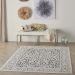 Nourison Home Key Largo Dark Grey 4' x 6' Room Scene