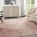 Nourison Home Elation Brick Ivory 7'10" x 9'10" Room Scene