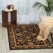 Nourison Home Living Treasures Black 2'6" x 4'3" Room Scene