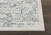 Nourison Home Silver Screen Ivory/Teal 2'2" x 7'6" Runner Room Scene