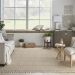 Nourison Home Paxton Mocha 7'10" x 10'6" Room Scene