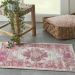 Nourison Home Passion Ivory/Fuchsia Room Scene