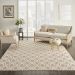 Nourison Home Aruba Beige/Cream 7'10" x 10'6" Room Scene