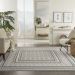 Nourison Home Key Largo Lt Grey 7'10" x 9'10" Room Scene