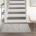 Nourison Home Quarry Grey/Ivory/Blue 2'2" x 3'9" Room Scene
