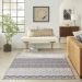 Nourison Home Paxton Ivory/Slate 4' x 6'2" Room Scene