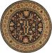 Nourison Home Living Treasures Midnight 5'10" x Round Collection