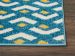 Nourison Home Harper Blue 2'2" x 7'6" Runner Room Scene