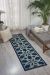 Nourison Home Caribbean Navy 2'3" x 7'6" Runner Room Scene