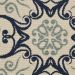 Nourison Home Caribbean Ivory/Navy 1'9" x 2'9" Collection