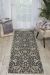 Nourison Home Luminance Graphite 2'3" x 8' Runner Room Scene