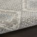 Nourison Home Quarry Grey/Ivory/Blue 6'7" x 9'6" Room Scene
