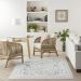 Nourison Home Lennox Ivory/Grey 4' x 6' Room Scene