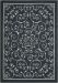 Nourison Home & Garden Black 5'3" x 7'5" Collection