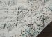 Nourison Home Silver Screen Ivory/Teal 2'2" x 7'6" Runner Room Scene
