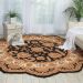 Nourison Home Heritage Hall Black 9' x Round Room Scene