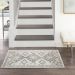 Nourison Home Quarry Ivory/Grey/Blue 2'2" x 3'9" Room Scene