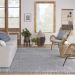 Nourison Home Asilah Light Blue 9' x 12'2" Room Scene