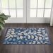 Nourison Home Tranquil Navy Room Scene