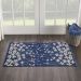 Nourison Home Tranquil Navy Room Scene
