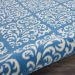 Nourison Home Grafix Blue 6' x 9' Room Scene