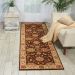 Nourison Home Living Treasures Brown 2'6" x 8' Runner Room Scene
