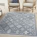Nourison Home Lennox Blue/Grey 4' x 6' Room Scene