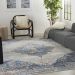 Nourison Home Quarry Blue/Grey 8'10" x 11'10" Room Scene