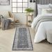 Nourison Home American Manor Blue/Ivory 2'2" x 7'6" Runner Room Scene